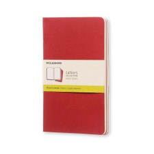 Cashier Journal Large Plain Red Soft
