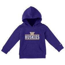 Champion Baby Purple W Huskies Stadium Hood
