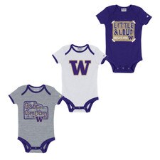 Champion Baby W Stadium Bodysuit Set 3pk