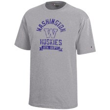 Champion Kids' Grey WA Huskies W Ath. Dept. Tee