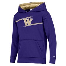 Champion Kids' Purple W Recycled Poly Fleece Stadium Hood