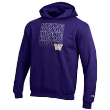 Champion Kids' Purple W Washington Huskies Repeat Hood