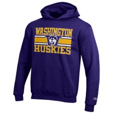 Champion Kids' Purple Washington Huskies Vault Dog Hood