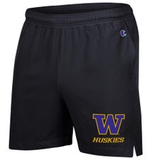 Champion Men's Washington Huskies 5" Woven Active Short