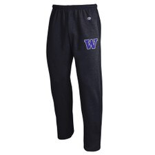 Champion Men's Washington Huskies W Logo Open Bottom Sweatpants