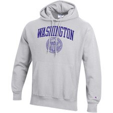 Champion Men's Washington Seal Reverse Weave Hoodie