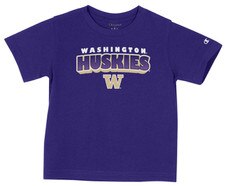 Champion Toddler Purple Washington Huskies W Stadium Tee