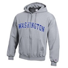 Champion Unisex Arched Washington Twill Full Zip Hoodie
