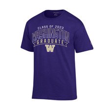 Champion Unisex Purple University of Washington UW Huskies Class of 2023 Tee T-shirt