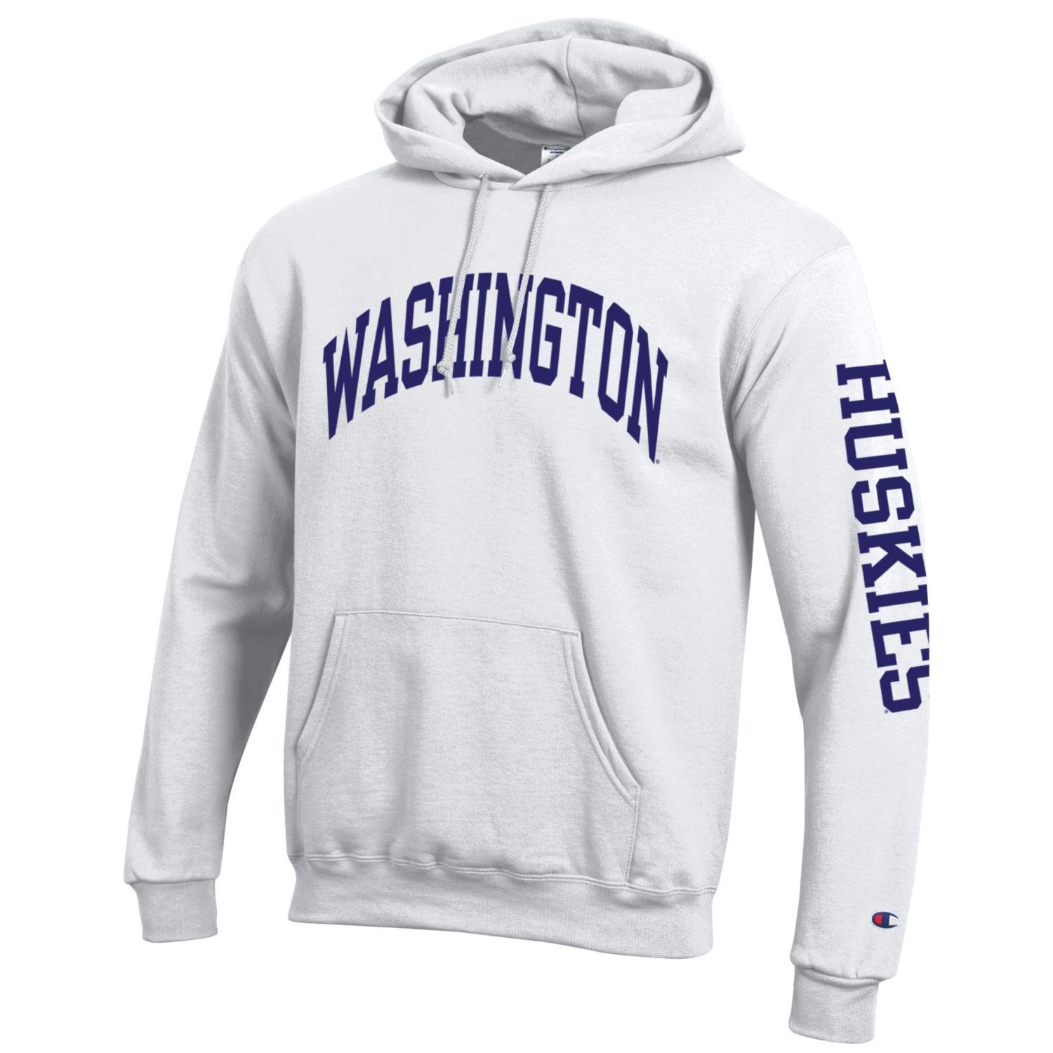 Washington Chest Huskies Sleeve Hoodie