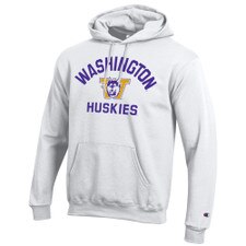 Champion Unisex Washington Huskies Vault Dog Powerblend Hoodie