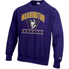 Champion Unisex Washington Retro Dog Reverse Weave Crewneck