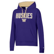 Champion Women's Huskies W Applique Hoodie