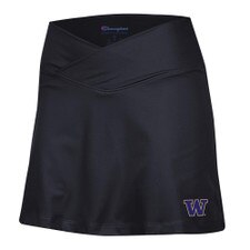 Champion Women's Washington Huskies W Logo Fitted Skort