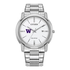 Citizen Stainless W Washington Huskies Eco-Drive Men's Watch
