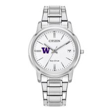 Citizen Stainless W Washington Huskies Eco-Drive Women's Watch