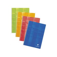 Clairefontaine Assorted 8"x11" French Ruling Spiral Notebook