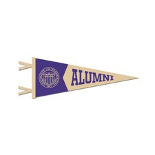 Collegiate Pac. Purple Gold WA Seal Alumni Pennant 9" x 24"