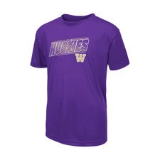 Colosseum Kids' Purple Washington Huskies Trail Tee