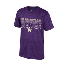 Colosseum Kids' Purple Washington Huskies W Creative Control Tee