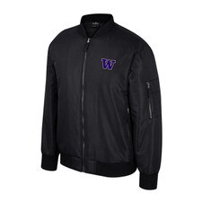 Colosseum Men's W Huskies CPU Bomber Jacket