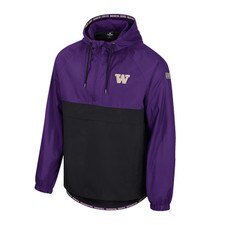 Colosseum Men's W Huskies T1000 Half Zip Anorak