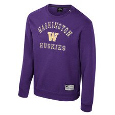 Colosseum Men's Washington Huskies Embroidered Crewneck