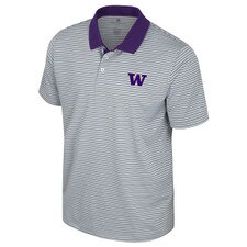 Colosseum Men's Washington Huskies Multi Stripe Polo