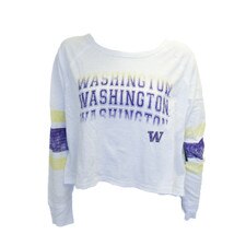 Colosseum Women's Light Breeze LS Crop Tee