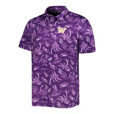 Columbia Men's Washington Huskies Super Terminal Tackle Polo