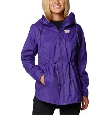 Columbia Women's Washington Huskies Lily Park Rain Jacket