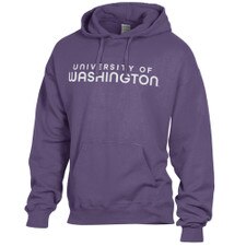 Comfort Wash Unisex Puff Ink University of Washington Hoodie