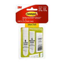 Command White Picture Hanging Strips 8 Each Medium And Large