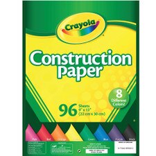 Crayola Construction Paper 9"x12" 96 Pack