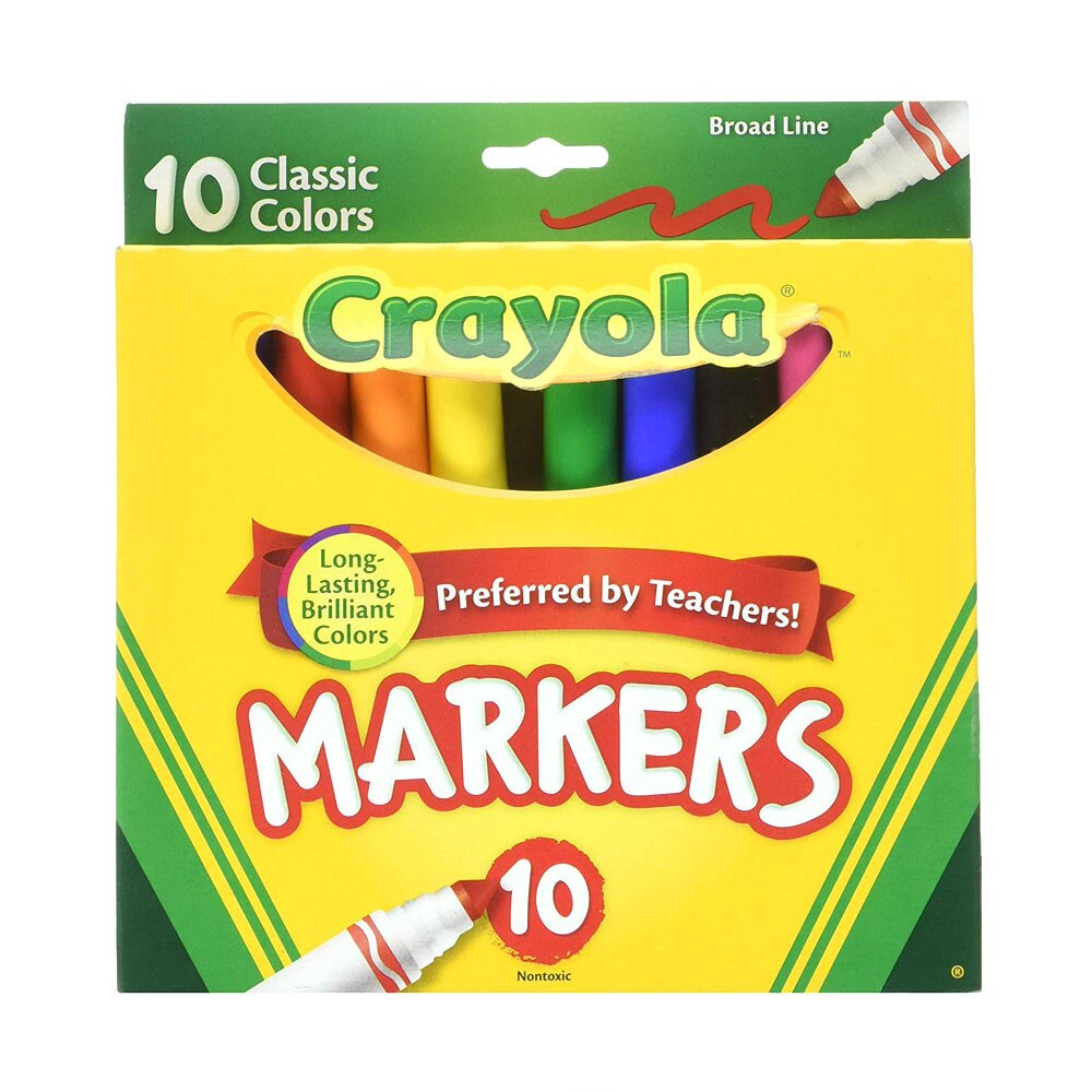Crayola Classic Marker Set 10 piece