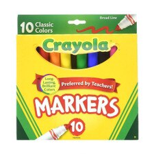 Crayola Classic Marker Set 10 piece