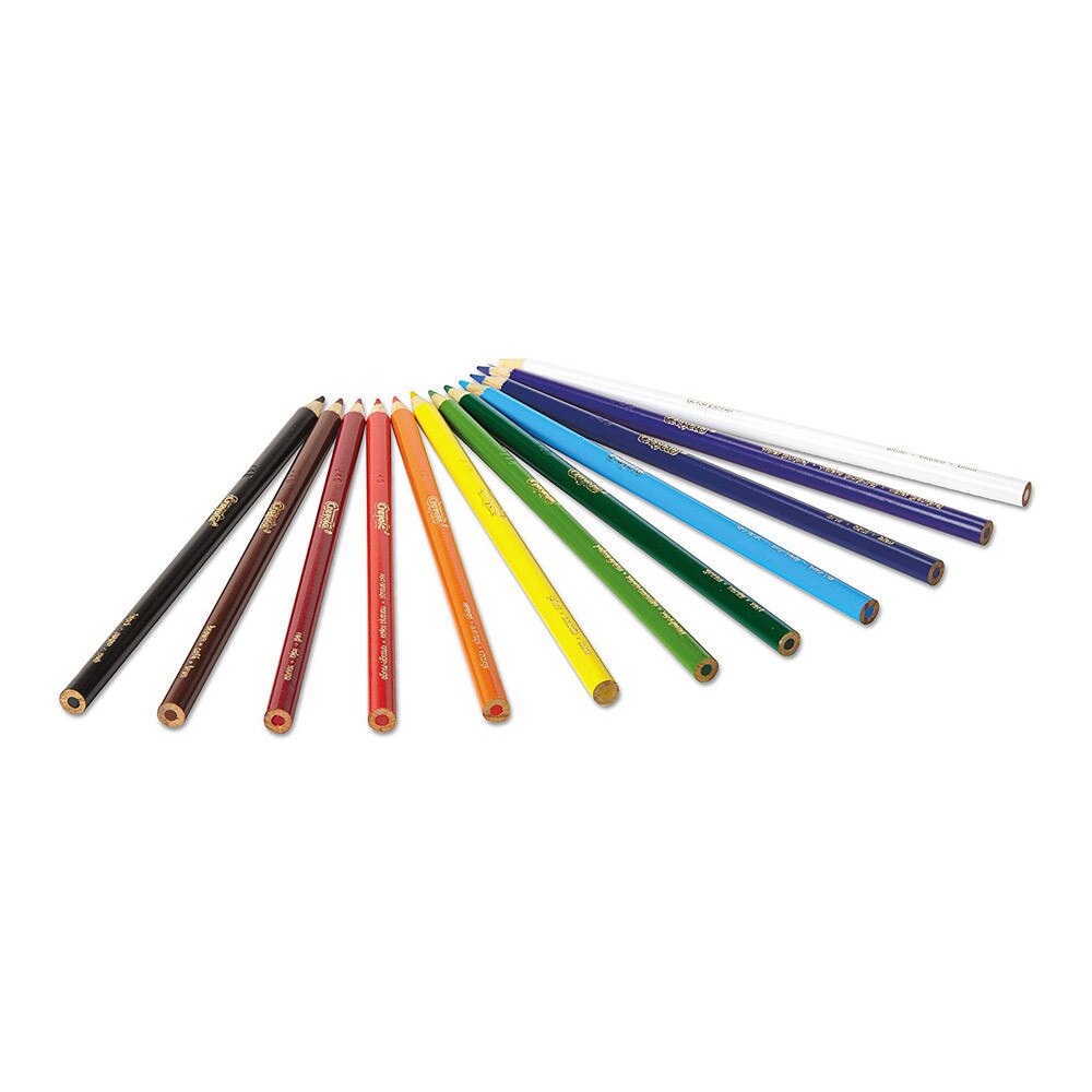 Crayola Long Colored Pencil Set 12 Count