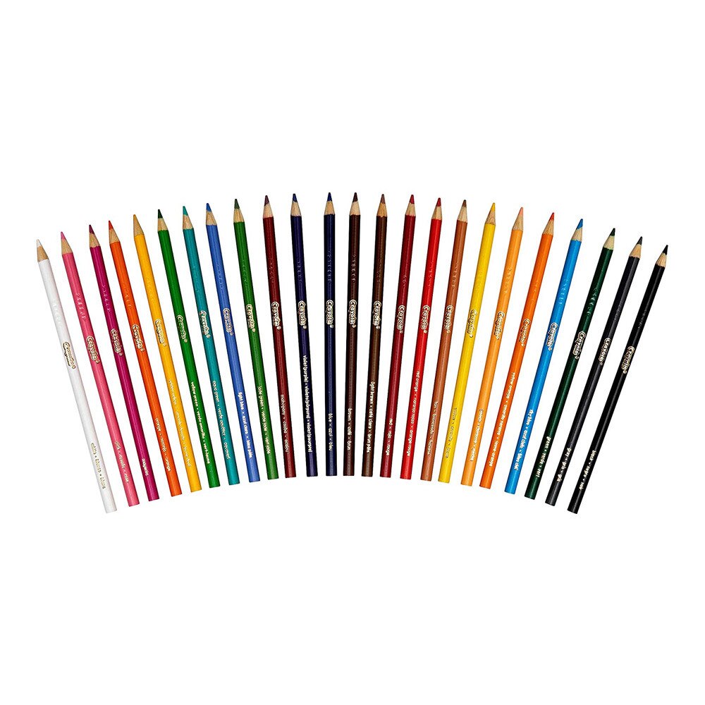Crayola Long Colored Pencil Set 24 Count