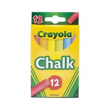 Crayola Multi-Colored Chalk 12 Pieces