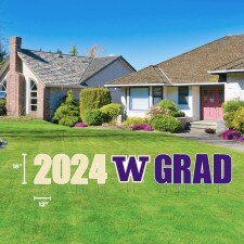 CDI 2024 W Washington Huskies Grad Yard Display