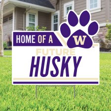 CDI Home Of A Future Husky Paw W Washington Huskies Yard Sign