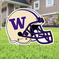 CDI W Washingotn Huskies Football Helmet Yard Sign