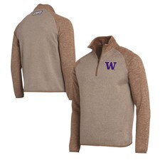 Darius Rucker Men's Washington Huskies Tonal Raglan Sweater Quarter Zip