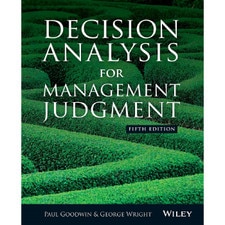 Decision Analysis for Management Judgment (5E 14)