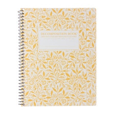 Decomposition Book Fields Of Plenty College Spiral Notebook 7.5"x9.75"