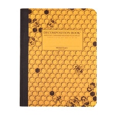Decomposition Book Honeycomb College Ruled Notebook 7.5"x9.75"