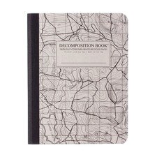 Decomposition Topographical Map 4"x6" 5x5 Grid Sewn 60ct