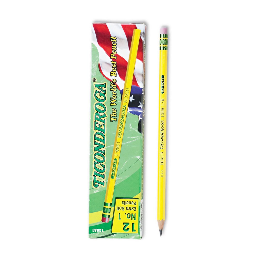 Dixon Ticonderoga #1 Pencils 12 Count