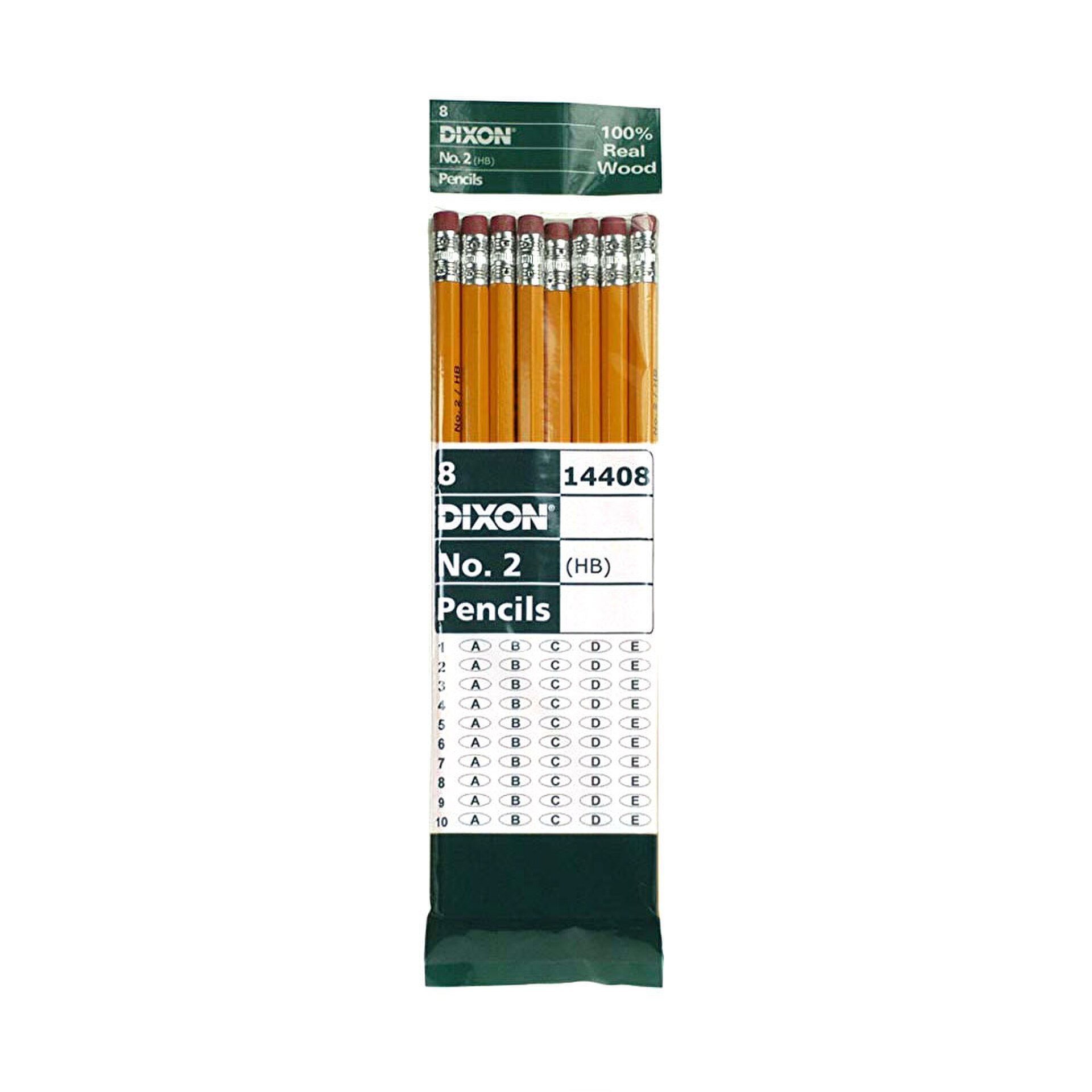 Dixon Yellow Economy #2 Pencils 8 Count