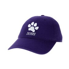 Dubs Collection Legacy Purple Kids' Dubs Paw Washington Huksies Relaxed Twill Adjustable Hat